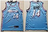 Heat 14 Tyler Herro Light Blue Nike City Edition Swingman Jersey,baseball caps,new era cap wholesale,wholesale hats